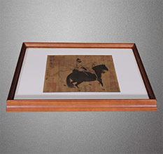 定西书画装裱配框服务案例